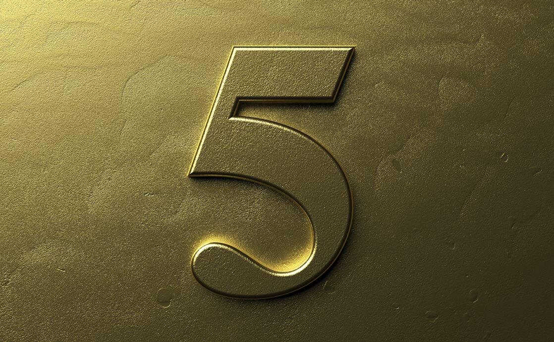 5 nuanțe disponibile