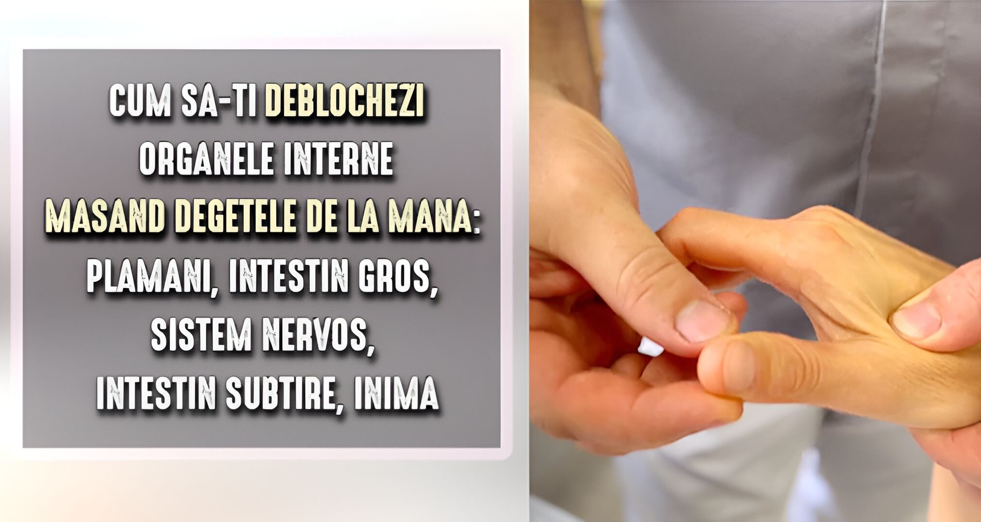 Aplicare cu degetele și netezire