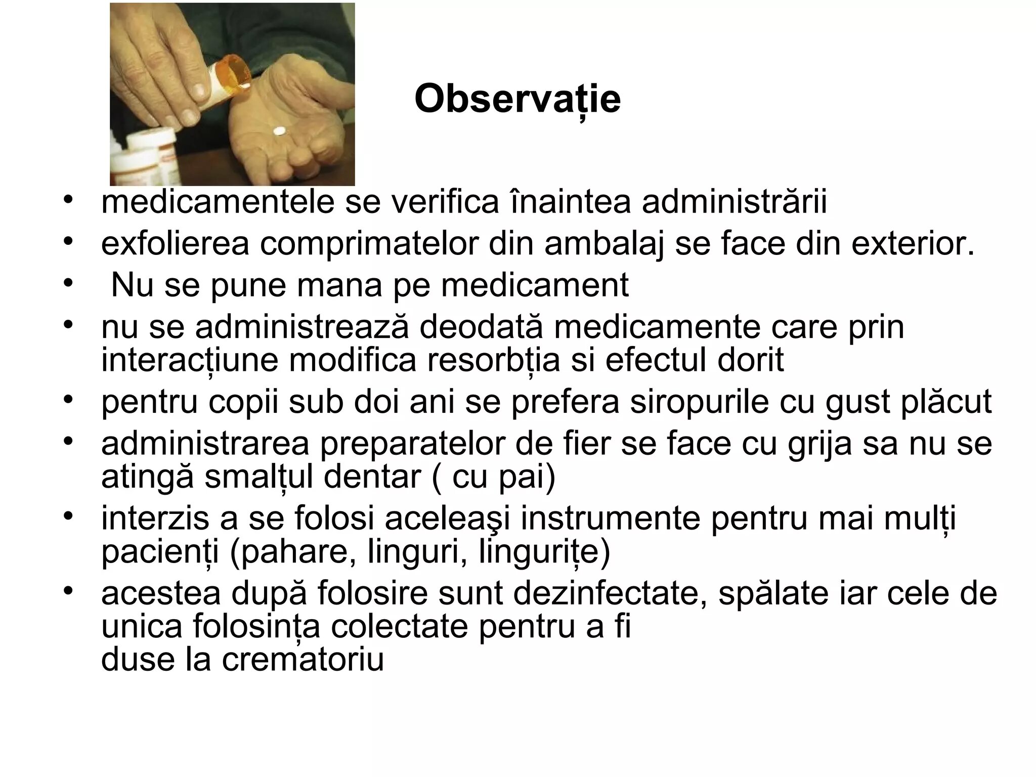 Aplicare graduală (1-8 picături)