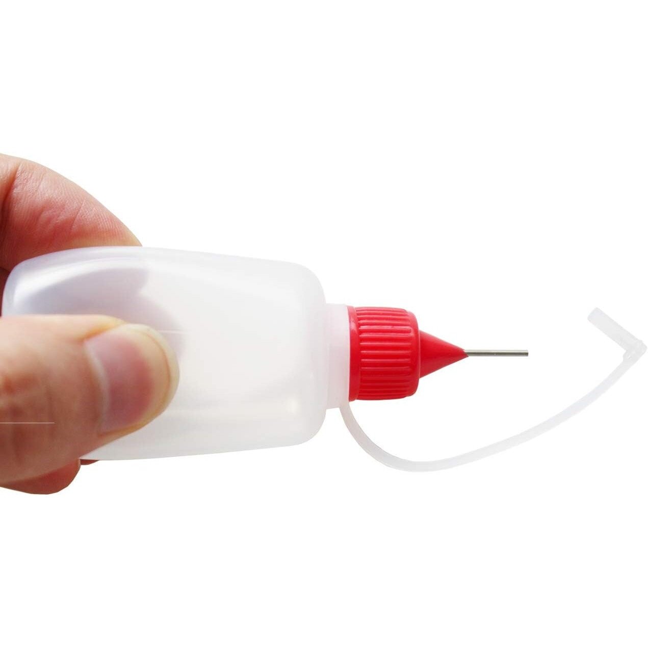 Aplicare precisă cu aplicator roz și tampon cu vârf de diamant