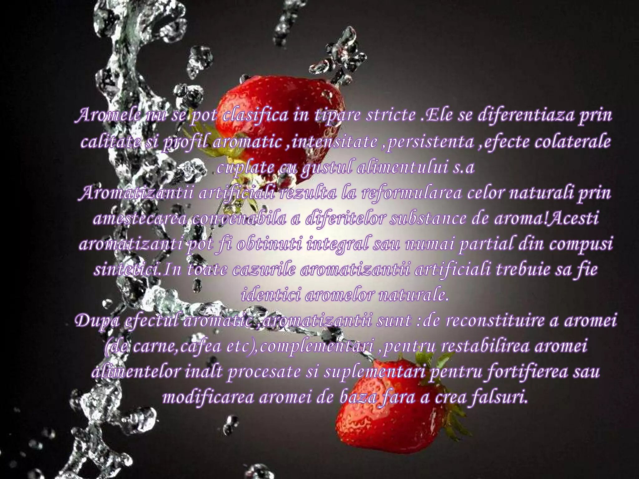 Arome curate și simple