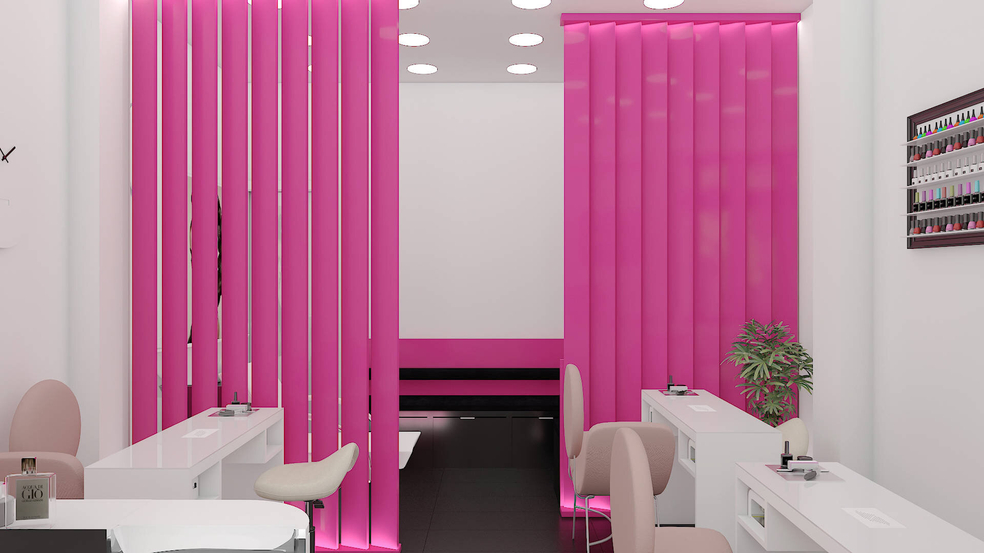 Asemănător cu cel obținut la salon.