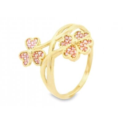 Aur, galben unt, fucsia, piersic - variante elegante