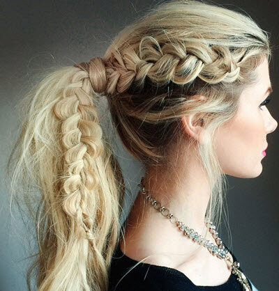 Coada curly la jumătate