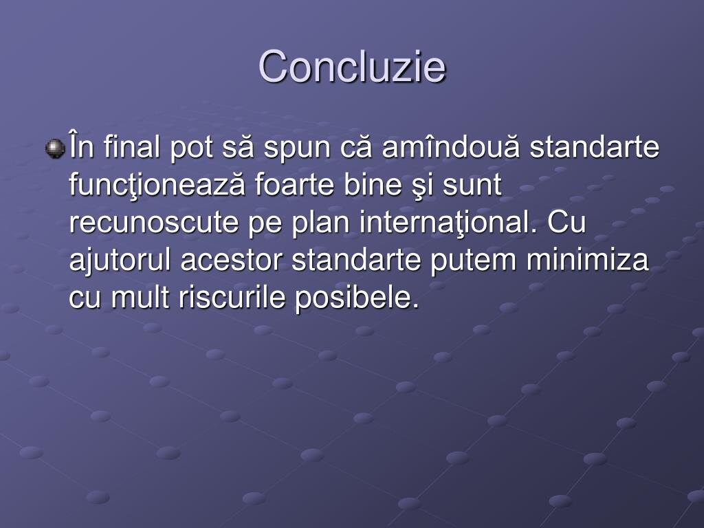 Concluzie