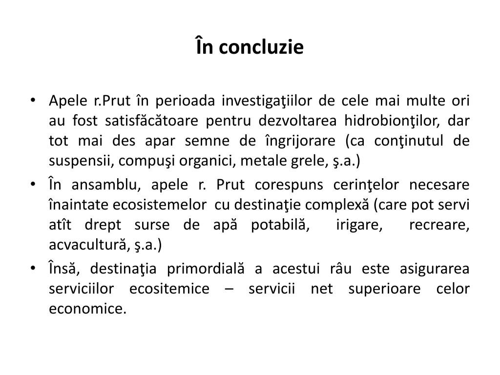Concluzie