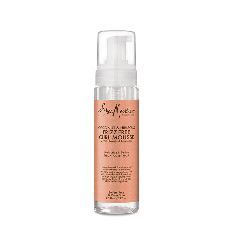 Exemple de spume pentru bucle: Frizz-Free Curl Mousse