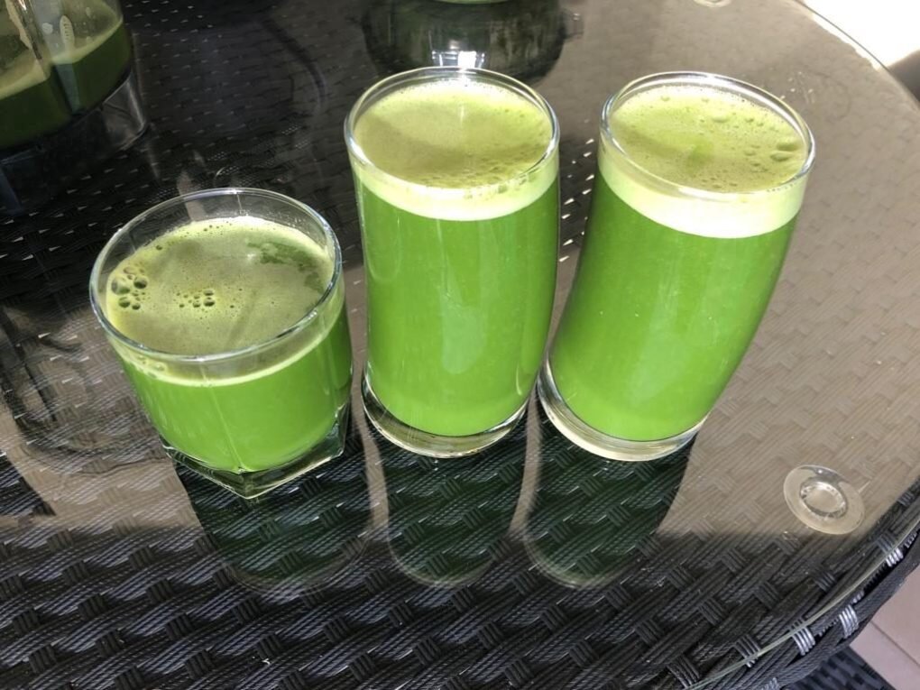 Faza a doua: 3 mese și un suc verde