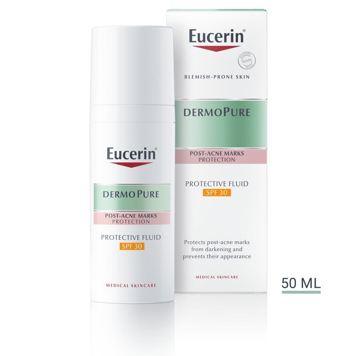 Fluidul facial hidratant Eucerin DermoPure