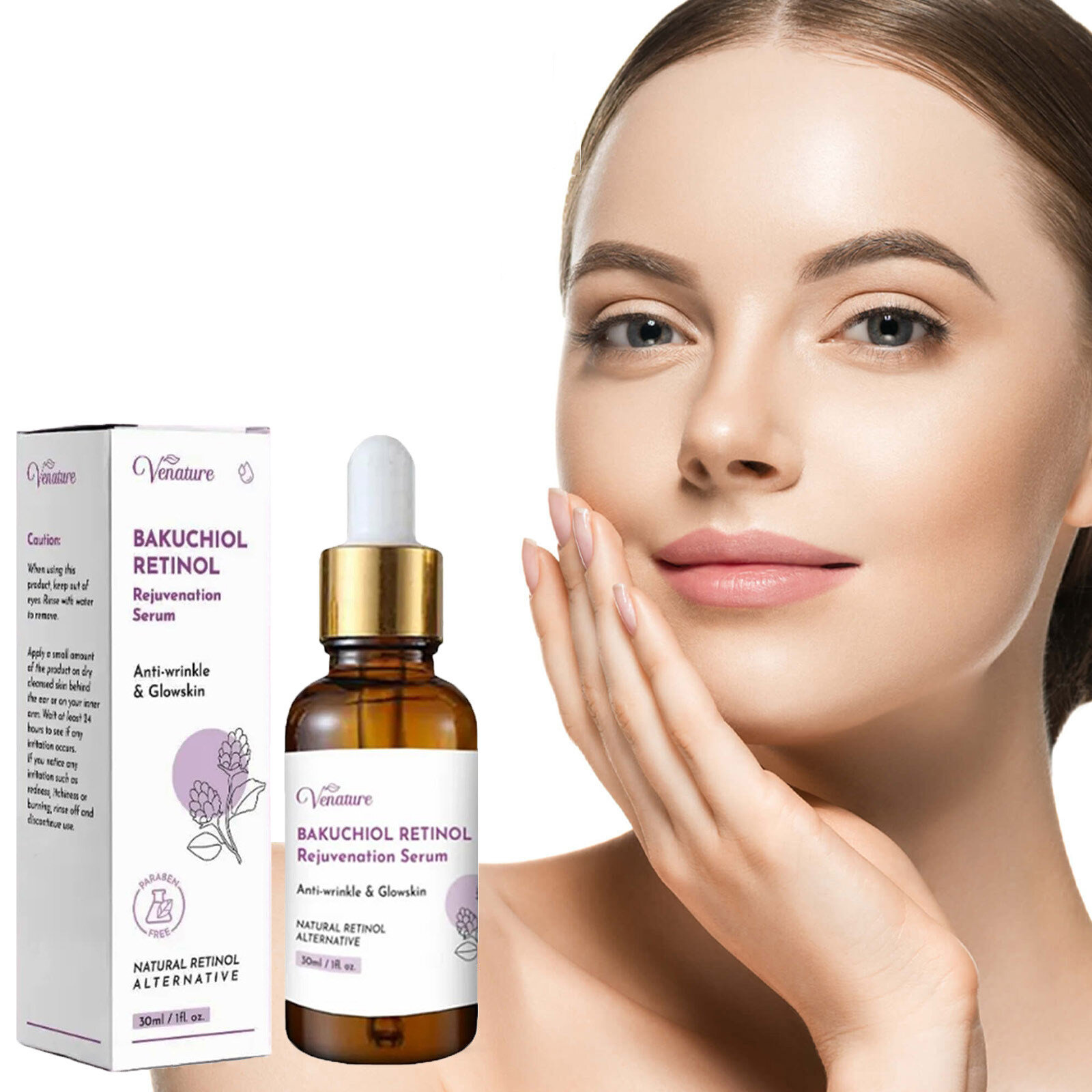 Formula cu retinal, retinol și bakuchiol