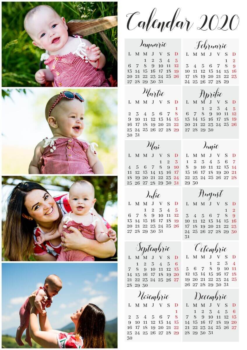 Gama variată de calendare tematice