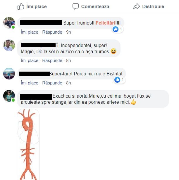 Imaginea strânge aprecieri și comentarii laudative