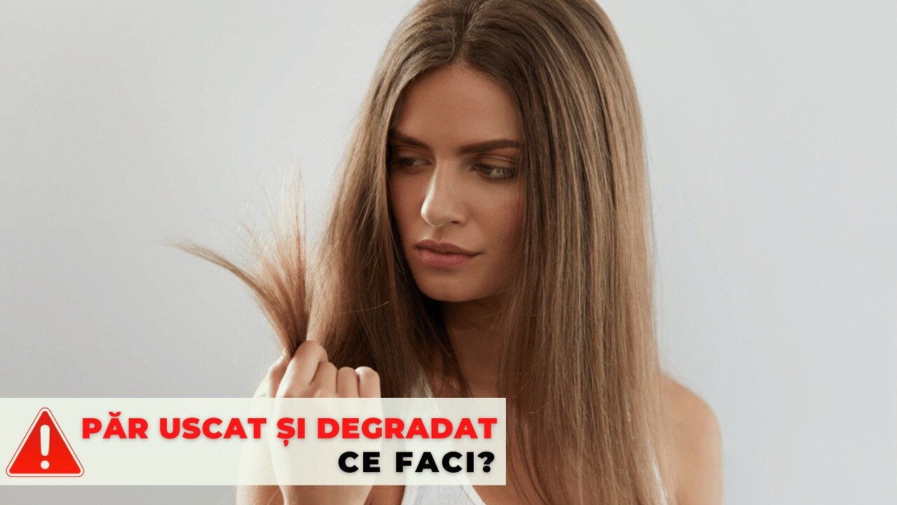 Indicatori ai părului uscat și deteriorat