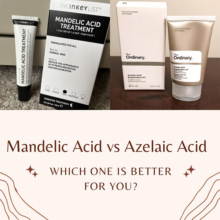 Ingrediente active: acid salicilic, azelaic, glicolic, mandelic, niacinamidă