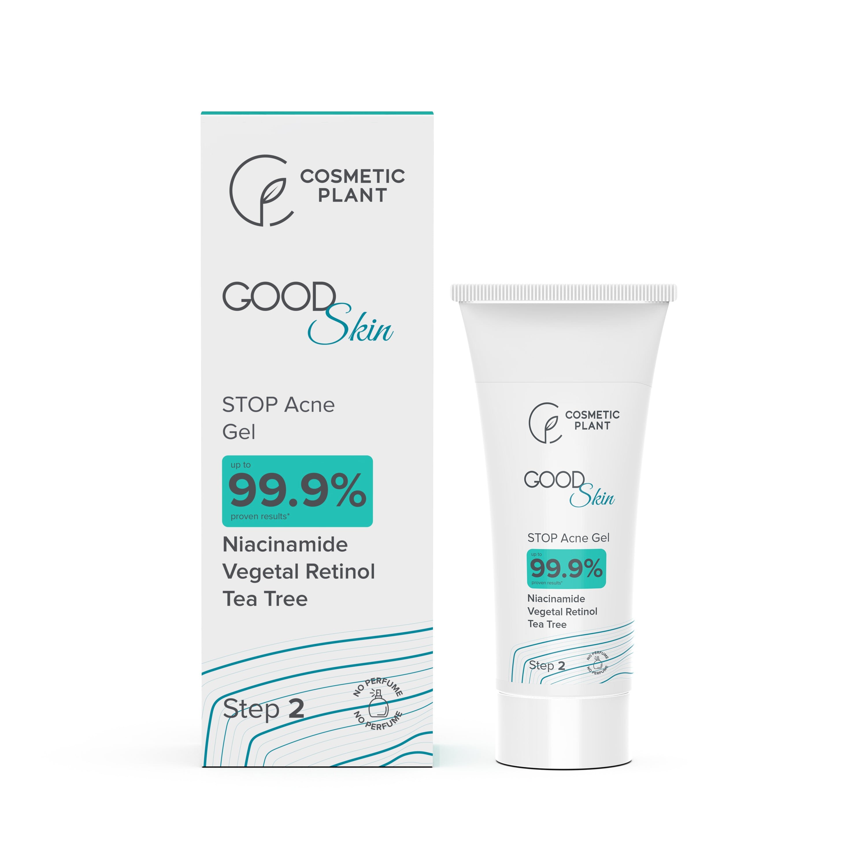 Ingrediente active: niacinamidă, AHA/BHA, retinol