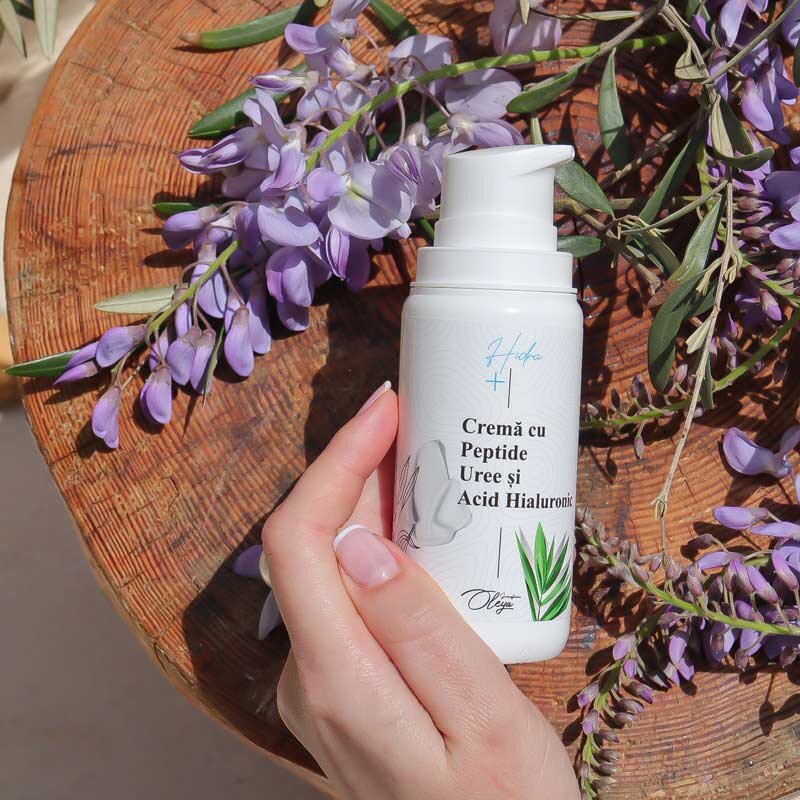 Ingrediente umectante, acid hialuronic, peptide, ceramide și antioxidanți