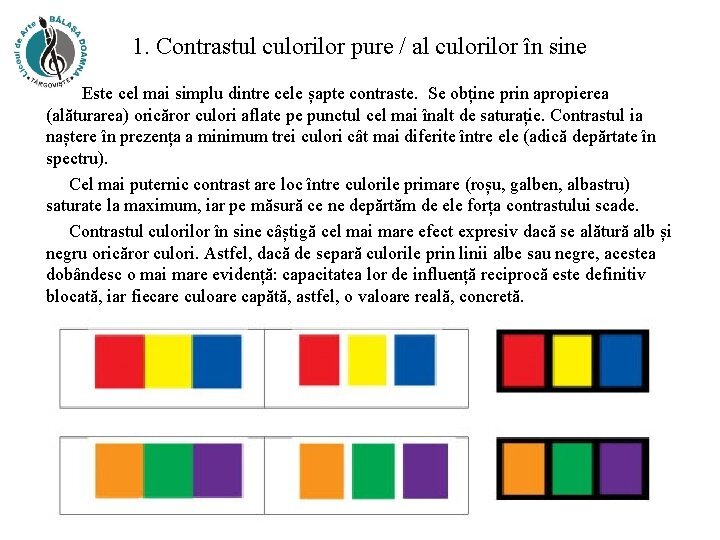 Menținerea intensității culorii