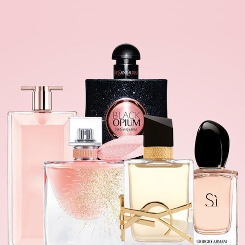 Mărci de top: Givenchy, Lancôme, Prada, YSL, Valentino, L'Oréal, Clinique, Charlotte Tilbury