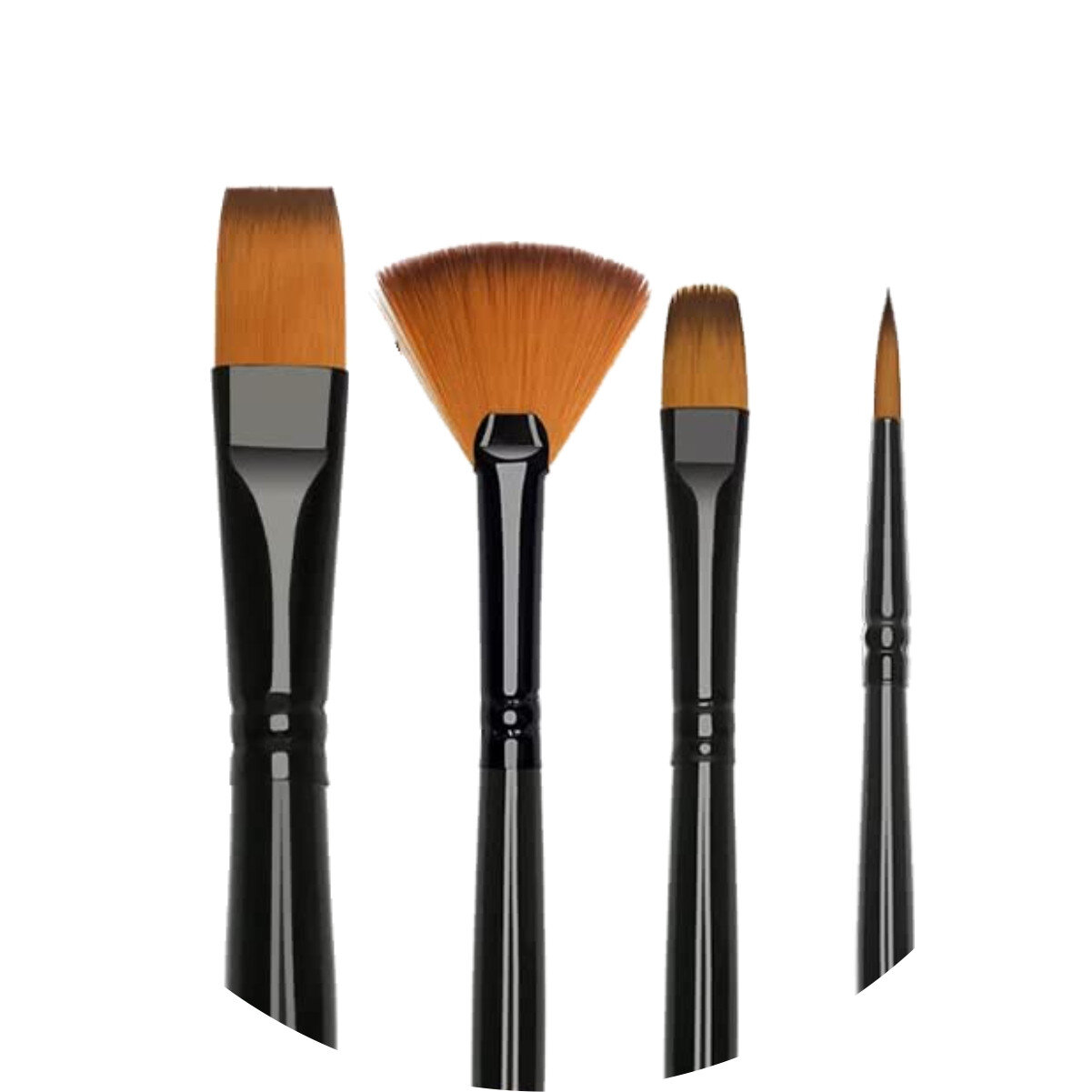 Pensule sintetice vs. naturale