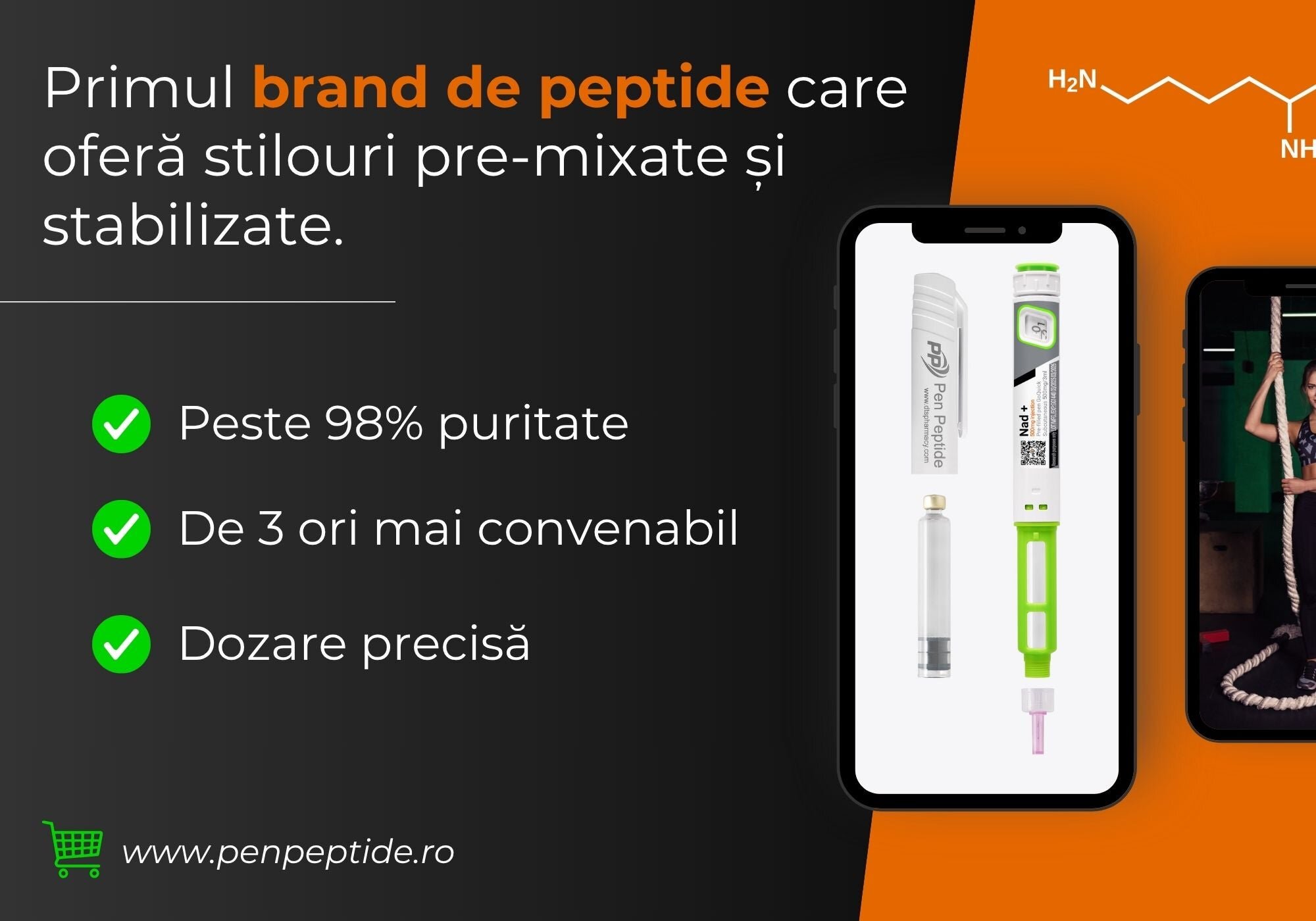 Peptide și alte ingrediente tensor