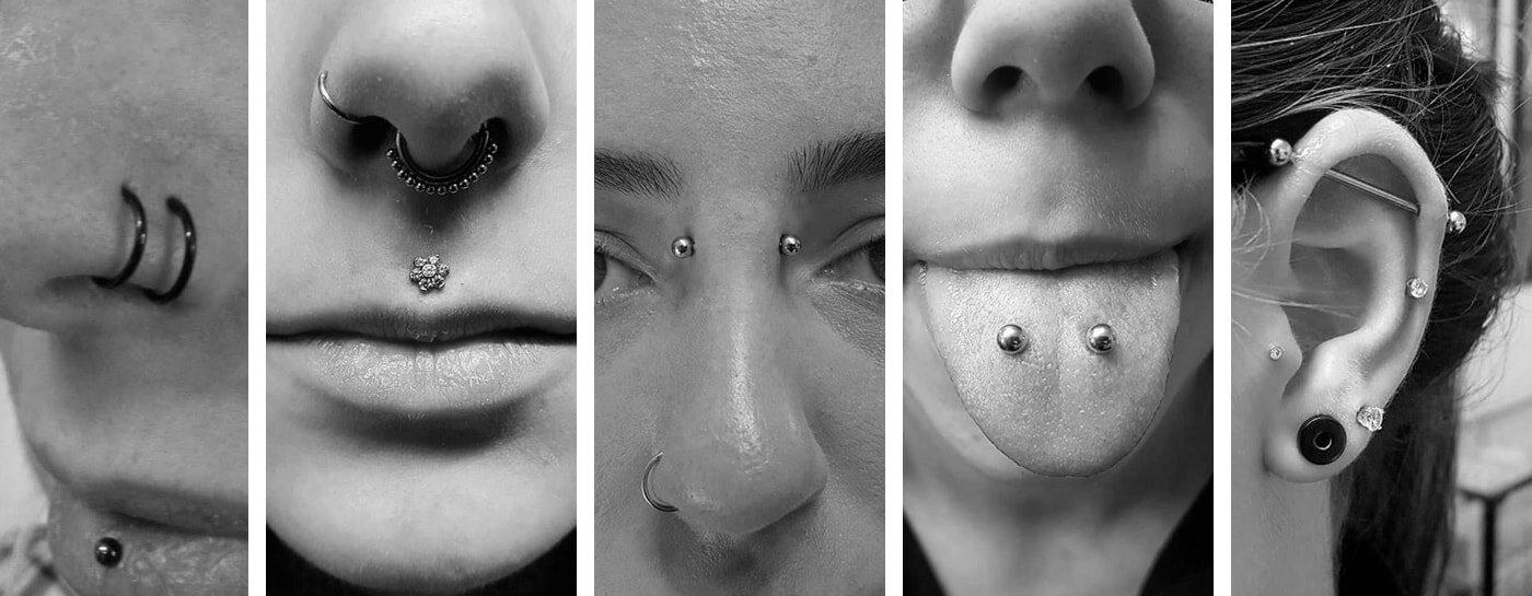 Piercing nou în lobul urechii