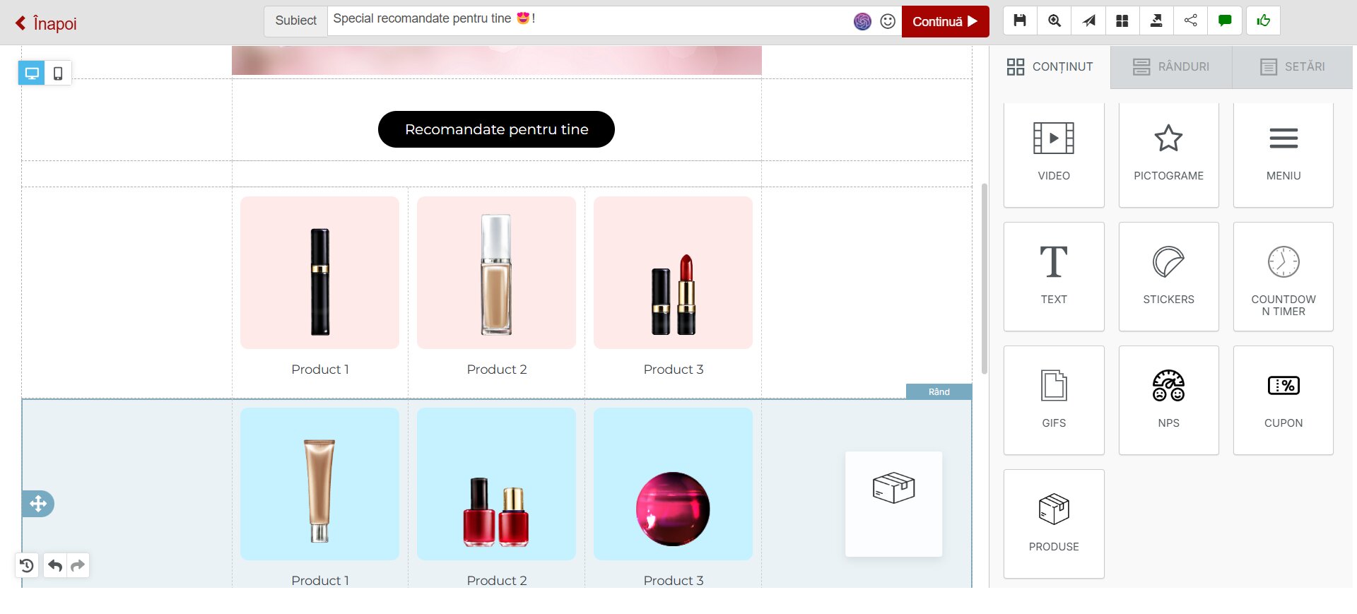 Produse recomandate