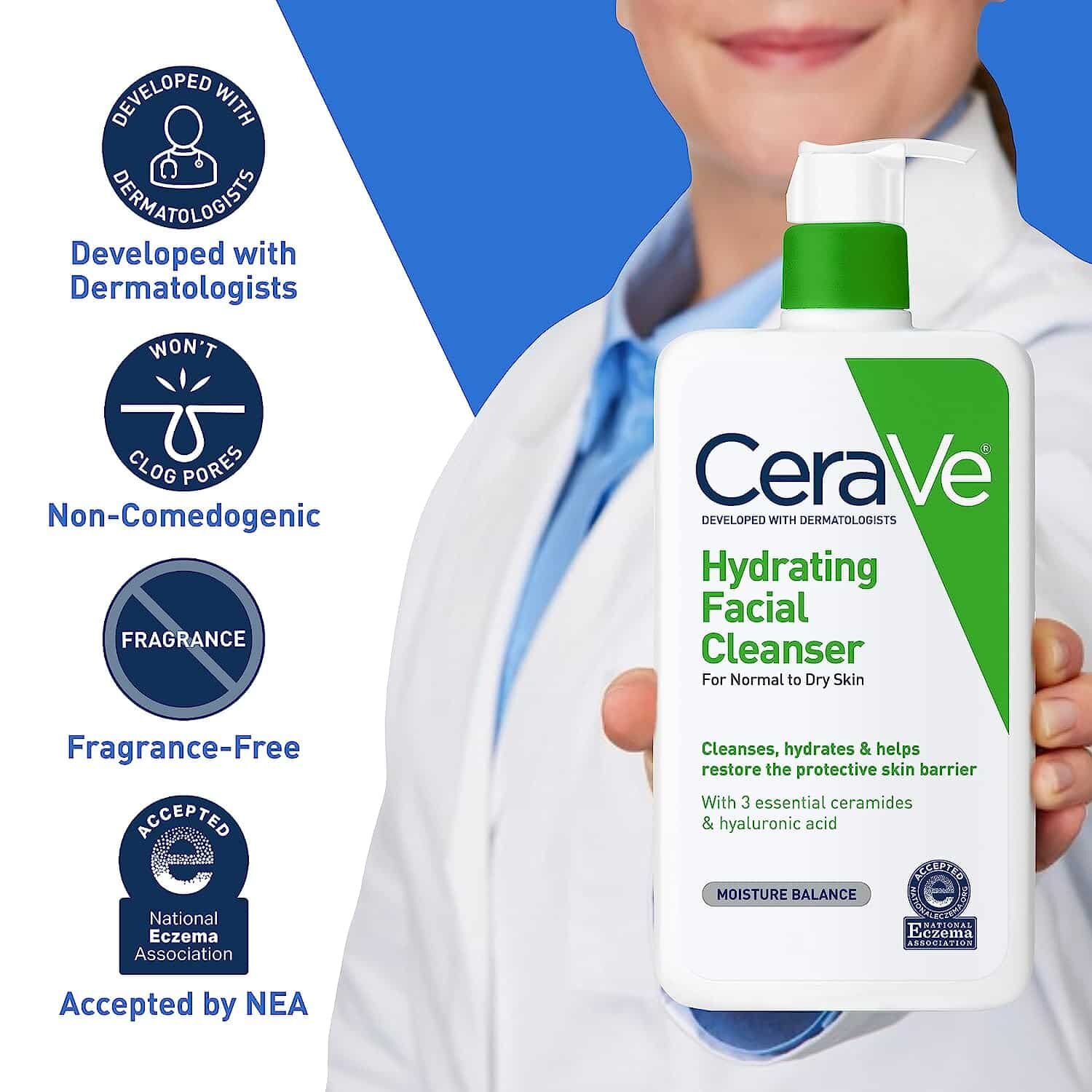 Produse recomandate: Hydrating Cleanser (Cerave)