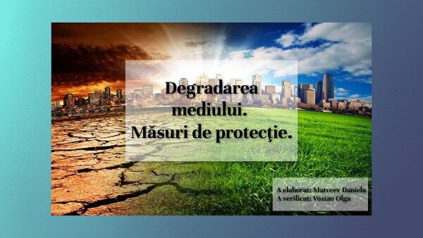 Protecție împotriva factorilor de mediu
