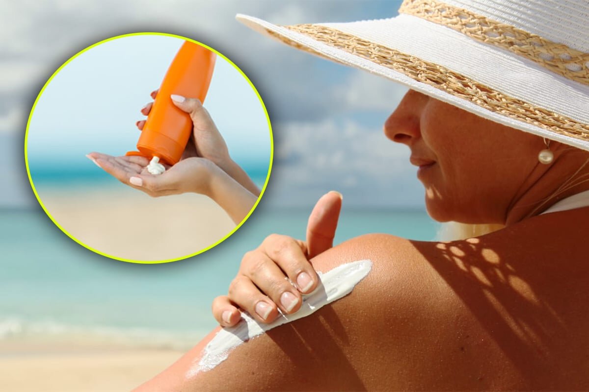 Protecție solară la plajă