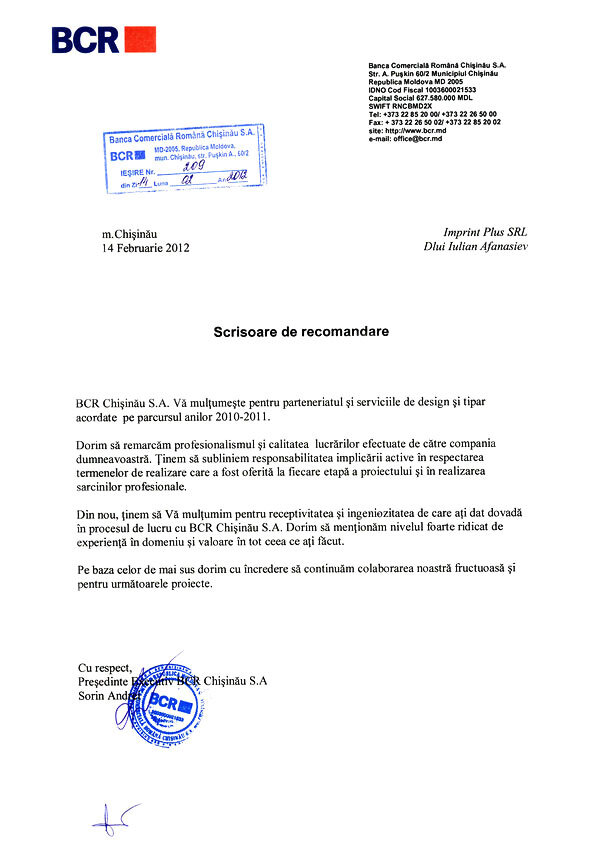 Recomandări