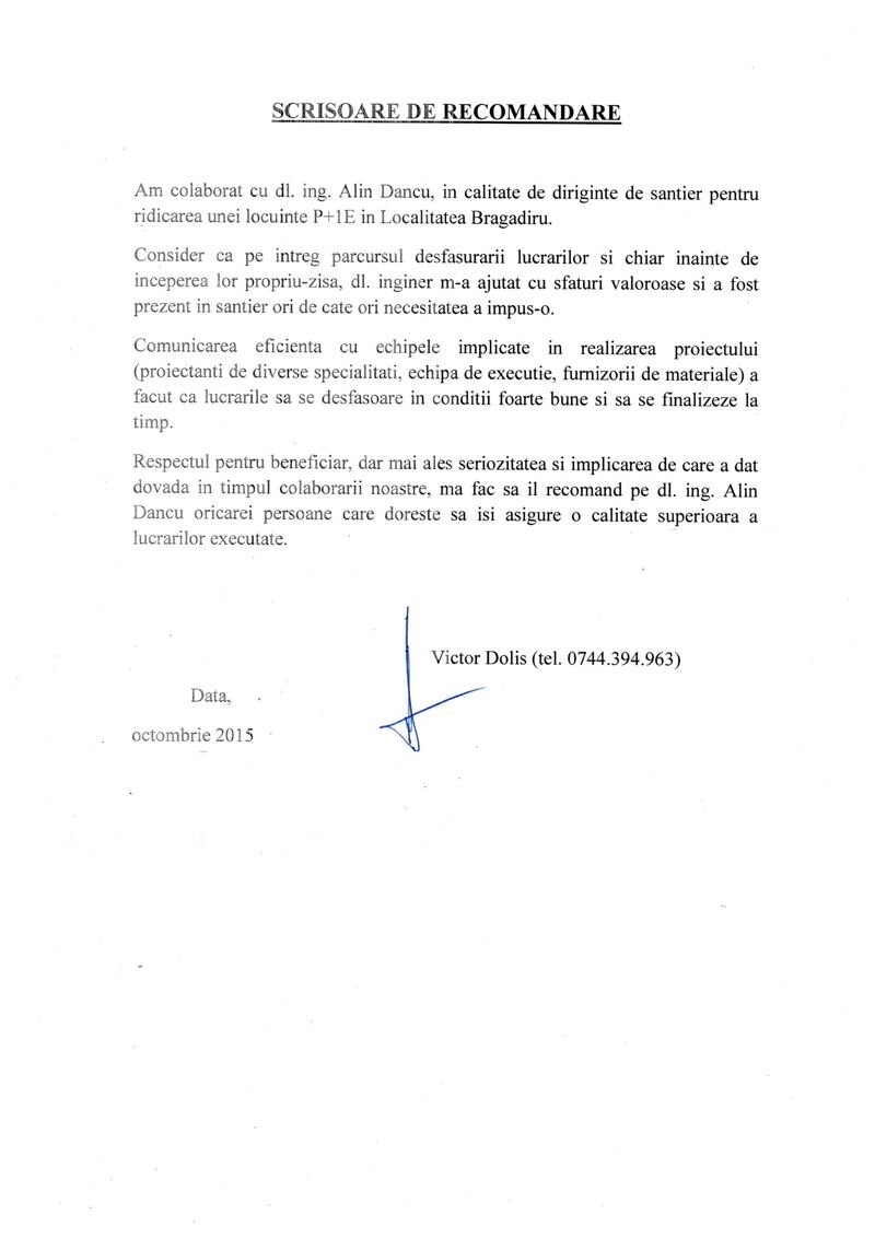 Recomandări experților