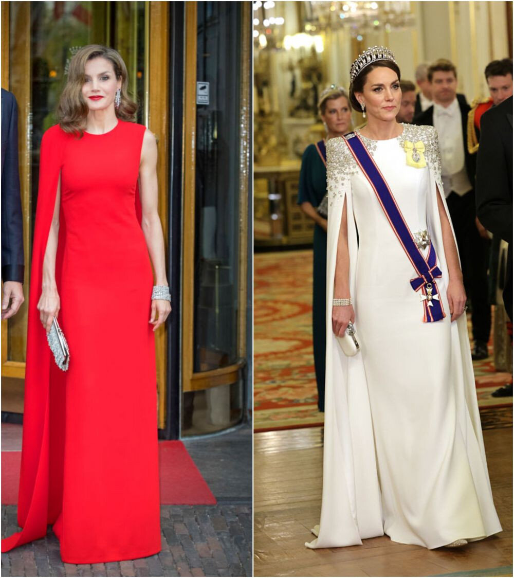 Similară cu cea folosită de Regina Letizia.