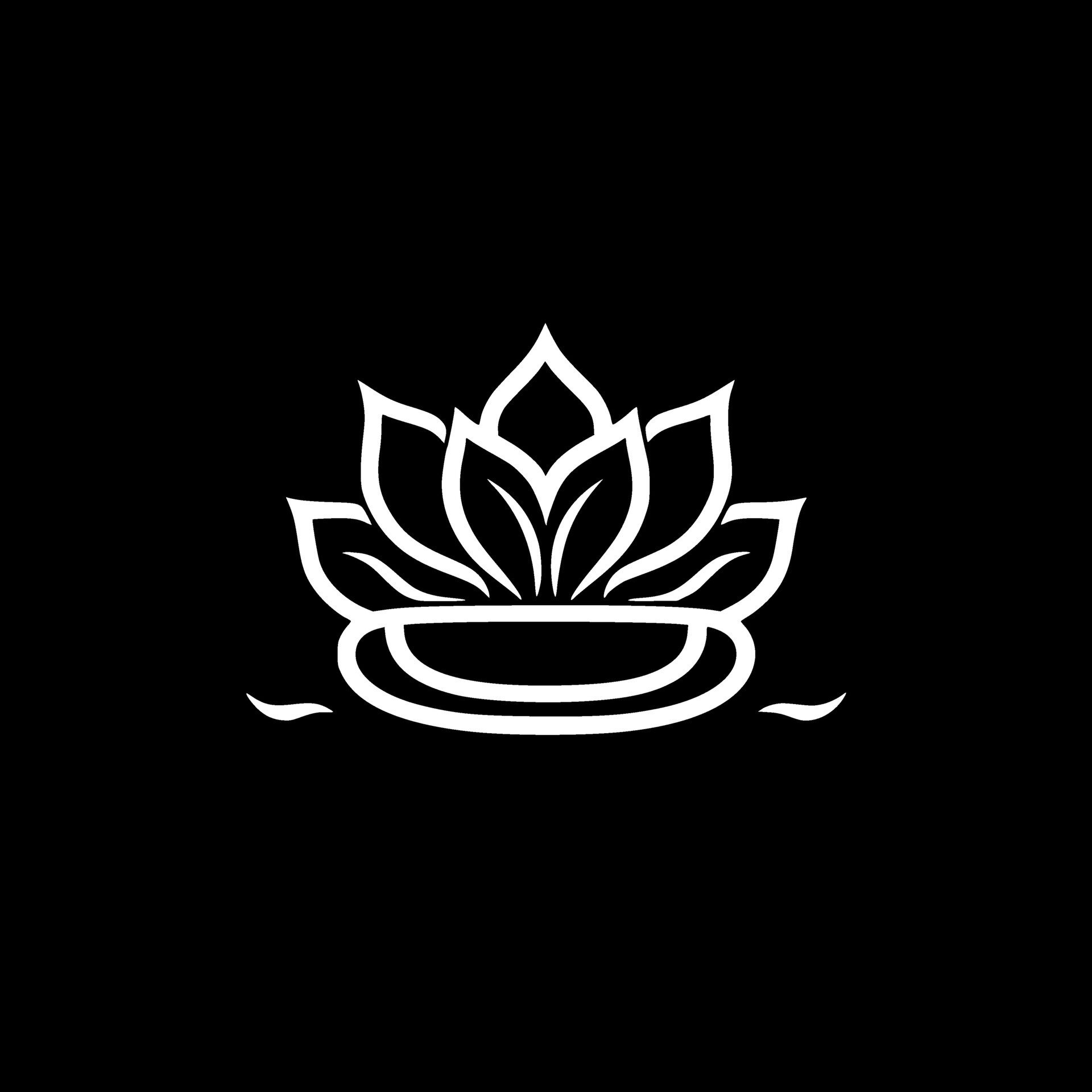 Stilul floral (lotus, simplu)