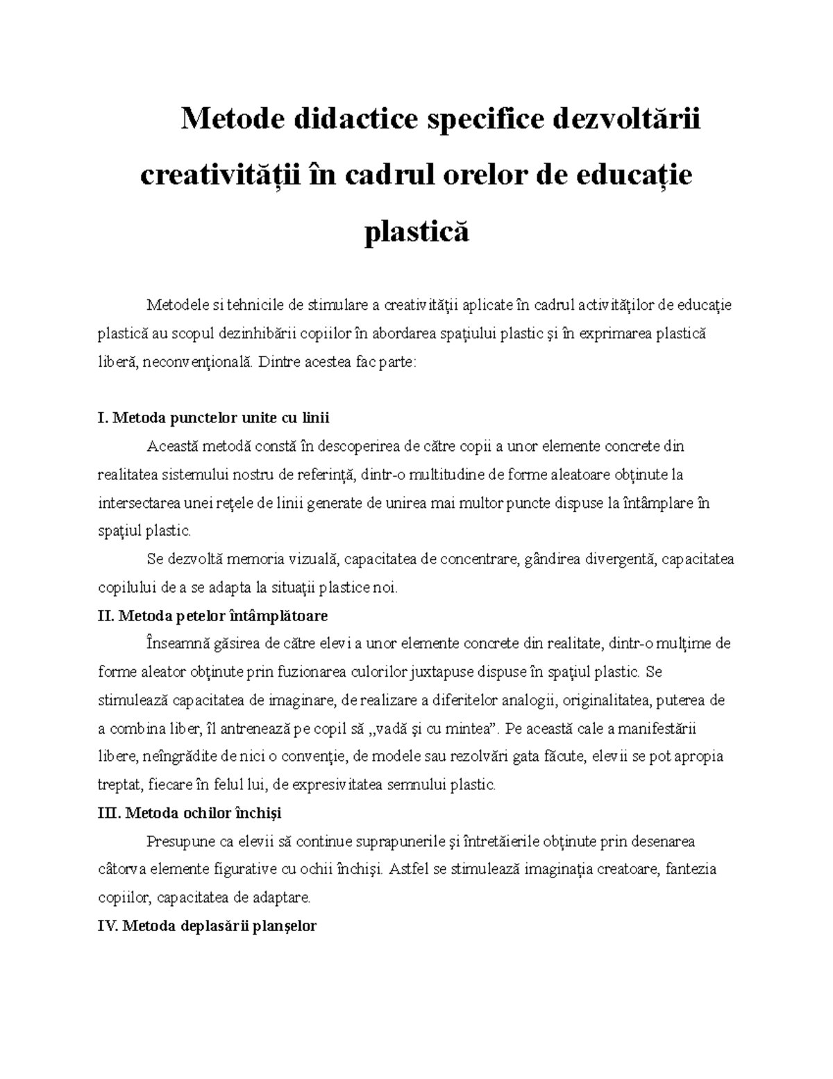 Tehnicile corecte de aplicare