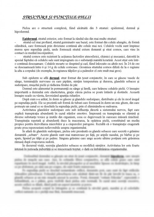 Tipuri de piele recomandate