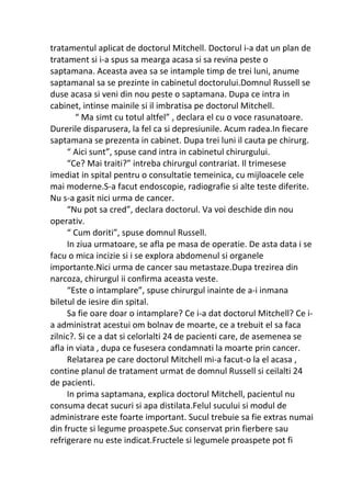 Tratament de cel puțin trei luni