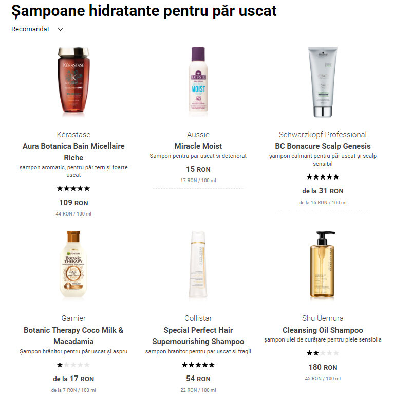 Varietate de șampoane solide
