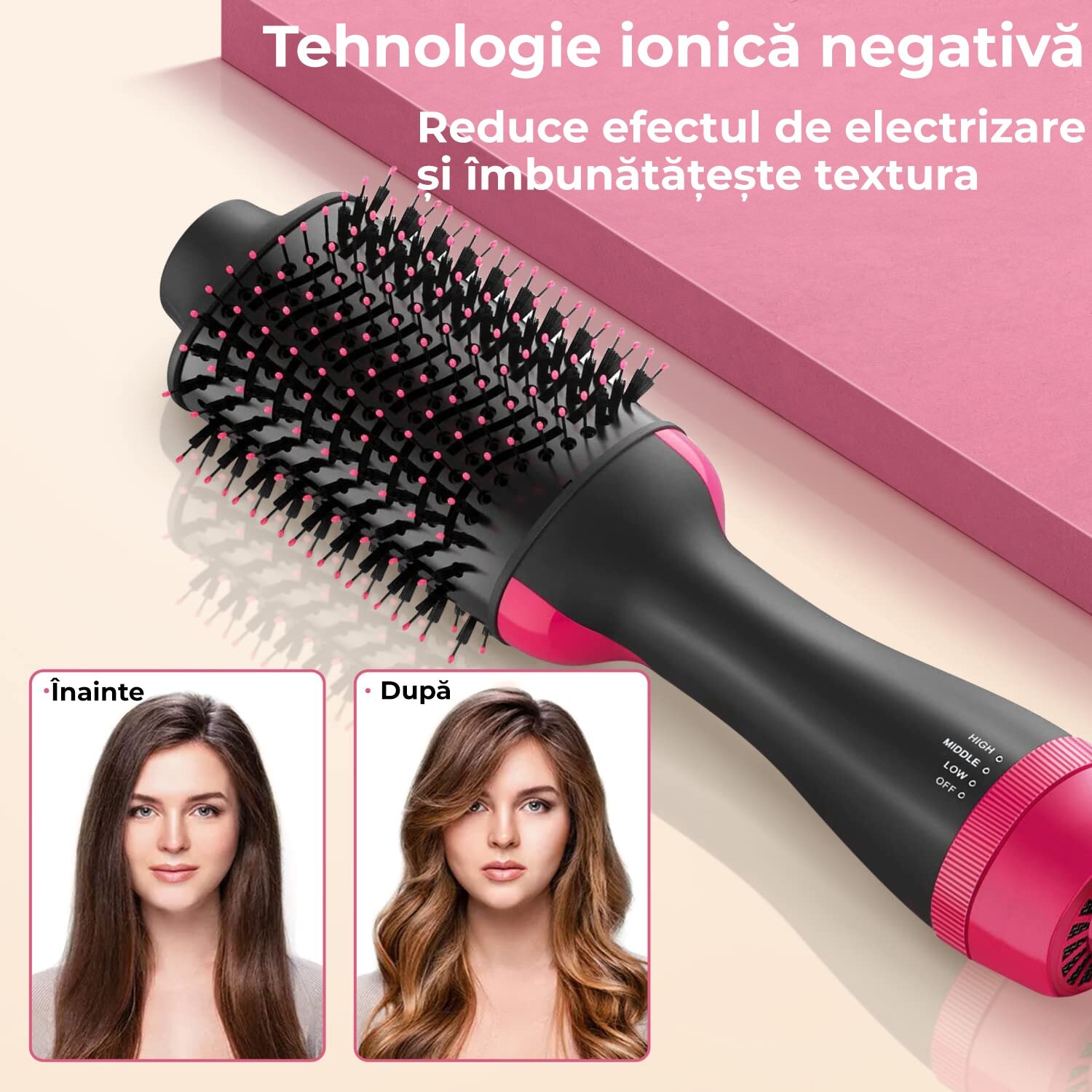 Versatil, potrivit pentru orice tip de păr